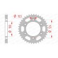 Couronne Afam 525 acier 50609 0