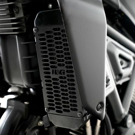 Grille de protection de radiateur d'huile R&G pour Ducati Scrambler 800 17-26