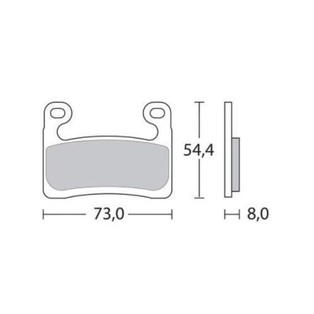 Plaquettes de frein Brembo SA 07GR90SA
