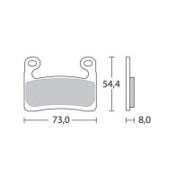 Plaquettes de frein Brembo SA 07GR90SA