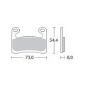 Plaquettes de frein Brembo SA 07GR90SA 0