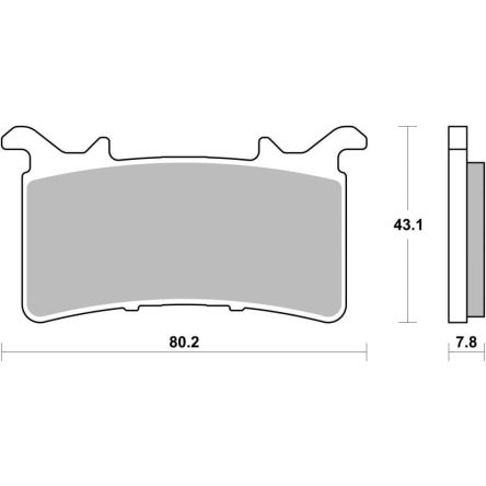 Plaquettes de frein Brembo SA 07GR99SA