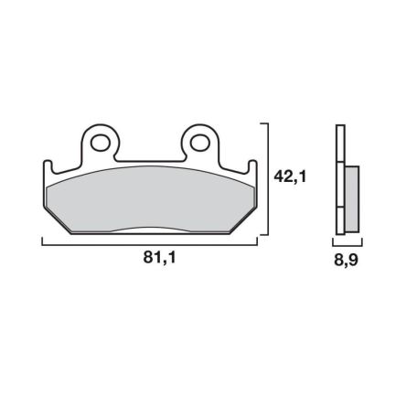 Plaquettes de frein Brembo SA 07HO21SA