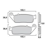 Plaquettes de frein Brembo SA 07HO41SA