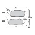 Plaquettes de frein Brembo SA 07HO41SA 0