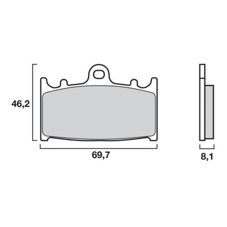 Plaquettes de frein Brembo SA 07KA13SA