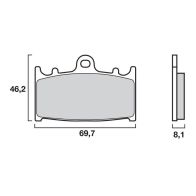 Plaquettes de frein Brembo SA 07KA13SA