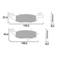 Plaquettes de frein Brembo SA 07KA19SA