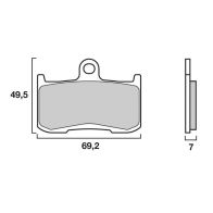 Plaquettes de frein Brembo SA 07KA23SA