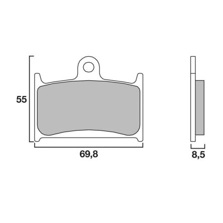 Plaquettes de frein Brembo SA 07SU14SA