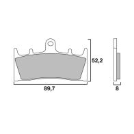 Plaquettes de frein Brembo SA 07SU19SA
