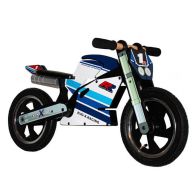 Draisienne Kiddimoto noire et bleue