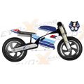 Draisienne Kiddimoto noire et bleue 1