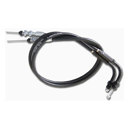 Cables pour tirage rapide Robby Moto pour Aprilia RSV1000 98-05/Kawasaki ZX10R 04-05