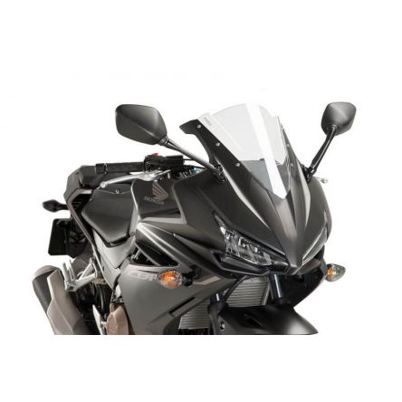 Bulle Puig racing claire pour Honda CBR500R 16-18