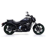 Ligne complète Arrow Rebel homologuée embout carbone pour Kawasaki Vulcan S 650 14-16